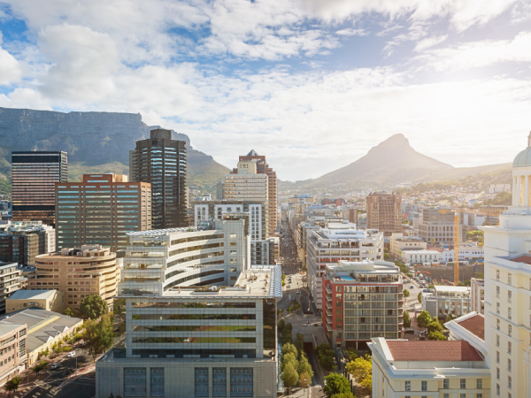 Cape Town city view