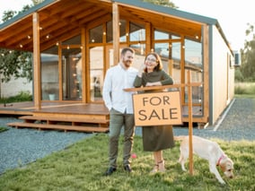 couple selling a house