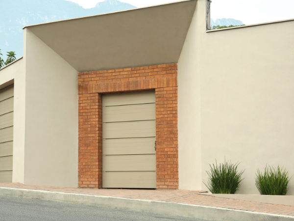 home exterior wall painted in a soft beige colour