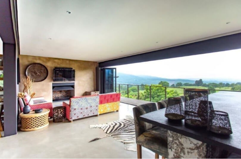 Modern lounge interior of luxury property in Pietermaritzburg KwaZulu-Natal